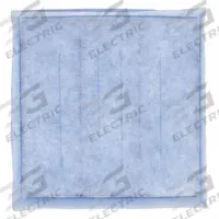 GRAINGER Ring Panel Air Filter: 20 in x 20 in x 1 in, 20 in Section Wd, 1 Sections, 2 Ply, MERV 8 (MPN 2DXW7). Key specifications — Performance Rating: MERV 8; Brand: GRAINGER; Media Material: Synthetic.