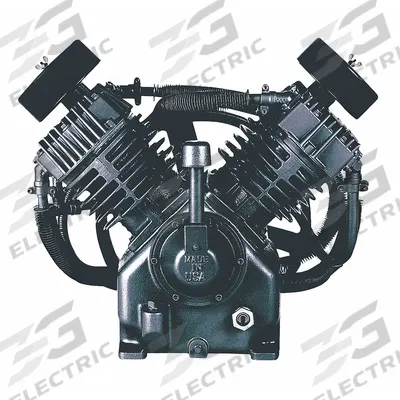 SPEEDAIRE Air Compressor Pump: Splash Lubricated, 2 Stage, 10 hp, 34.2 cfm @ 175 psi - Speedaire Air Compressor Pumps