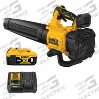 DEWALT Battery-Powered Handheld Leaf Blower Kit: 20V MAX XR®, 450 cfm Max. Air Flow, 2 Speeds (MPN DCBL722P1). Key specifications — attr976723: Blower; attr976705: 5.0 Ah; attr976738: DEWALT.