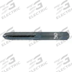 OSG Straight Flute Tap: 5/16"-24 UNF, H3 / 2B-3B, 4 Flute, Plug Chamfer, TiN Coated High Speed Steel (MPN 1121005)