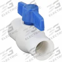 APPROVED VENDOR Manual Two-Way Ball Valve: 3/4 in, PVC, Straight, FIP x FIP, Full Port Ball Port (MPN 107-134-NP). Key specifications — Brand: APPROVED VENDOR; Handle: Tee.