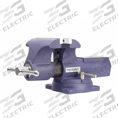 PALMGREN Combination Bench and Pipe Vise: Heavy Duty, Enclosed, 8 1/2 in Jaw Face Wd - Combination Bench & Pipe Vises