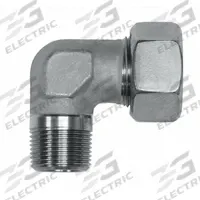 BRENNAN INDUSTRIES Compression Elbow: 10 mm OD x 6 mm OD x 3/8 in Pipe size, Compression x MBSPT (MPN D7501-L10-06-SS). Key specifications — Series: D7501; Brand: BRENNAN INDUSTRIES.