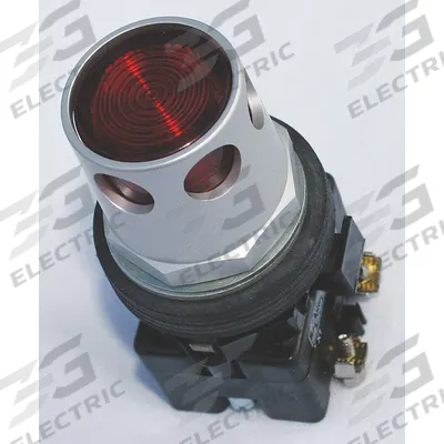 EATON Illuminated Push Button: Illuminated, Extended Profile, Metallic, 30 mm - Illuminated Extended-Length Push Buttons