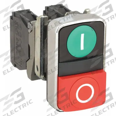 SCHNEIDER Multihead Operator: 2 Buttons, 22 mm, 1NO/1NC - Multihead Push Buttons