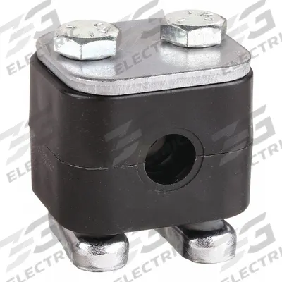 PARKER Vibration-Dampening Beta Clamp: Ribbed Bore, Steel Clamp, Polypropylene Cushion - Vibration-Dampening Textured Core Beta Clamps