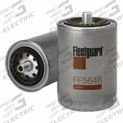 FLEETGUARD Fuel Filter: Spin-On, 6 1/4 in Overall Lg, 3 3/4 in Outside Dia - Spin-On Fuel Filters