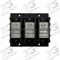 BUSSMANN Power Distribution Block: Open, Lug, Lug, 6 AWG – 350 kcmil For Line Side Wire Sizes (MPN PDB370-3). Key specifications — attr1361688: Surface; attr1308686: BUSSMANN; attr1361672: Aluminum.