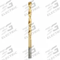 MILWAUKEE Jobber Length Drill Bit: 1/4", 135° Split Point, TiN-Coated HSS, Parabolic Flute (MPN 48-89-2213). Key specifications — attr1225567: 0.2500.