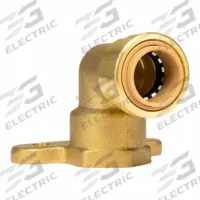 APPROVED VENDOR FNPT Elbow Hy-Ear: 1/2 in OD x 1/2 in Pipe Size, Push-to-Connect x FNPT, Brass (MPN LF810FHR). Key specifications — Brand: APPROVED VENDOR.
