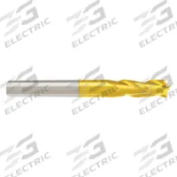 APPROVED VENDOR Square End Mill: Carbide, TiN Coated, 3 Flute, 5/8" Mill Dia, 1-1/4" LOC, 3-1/2" OAL (MPN 205-001231)