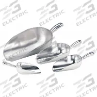 CRESTWARE Scoop: Silver, Scoop, Cast Aluminum, 12 oz Capacity (MPN AS12). Key specifications — NSF Certified: No; Brand: CRESTWARE; Color: Silver.