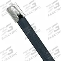 PANDUIT Cable Tie: 14 1/2 in Nominal Lg, 4 in Nominal Max. Bundle Dia., 0.31 in Wd, Black, 50 PK (MPN MLTFC4H-LP316). Key specifications — Brand: PANDUIT; Locking Style: Ball Lock; Color: Black.