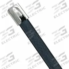 PANDUIT Cable Tie: 14 1/2 in Nominal Lg, 4 in Nominal Max. Bundle Dia., 0.31 in Wd, Black, 50 PK (MPN MLTFC4H-LP316). Key specifications — Brand: PANDUIT; Locking Style: Ball Lock; Color: Black.