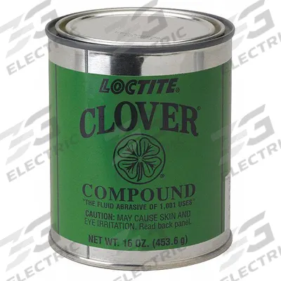 CLOVER Silicon Carbide Grease Mix: Oil-Soluble, 400 Grit, Grade 2A - Oil-Soluble Clover Lapping Compounds