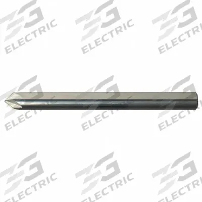 KEO Countersink: 60°, 6 Flute, 3/16 in Body Dia, 3/16 in Shank - Smooth-Finish Six-Flute Countersinks