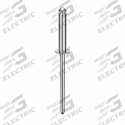 POP AVDEL Blind Rivet,1.721" L,0.122" dia,PK500: Inch, 1 23/32 in Overall Lg, 5/8 in Body Lg - Domed-Head Blind Rivets