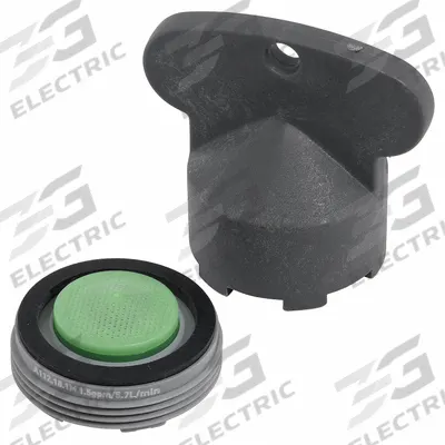 AMERICAN STANDARD Outlet: 1.5 gpm Flow Rate, Laminar Flow Outlet, Plastic, Gray Finish - Faucet Aerators & Outlets