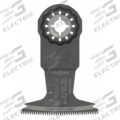 BOSCH Oscillating Tool Blade: 2 1/2 in Blade Wd, 4 in Overall Lg, Plunge Cutting - Starlock Mounted Blades