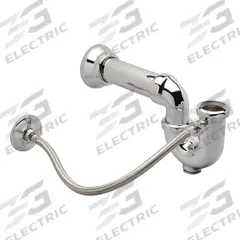 ZURN Trap Primer: Cast Brass, Polished Chrome, Silver, 1 1/2 in Nominal Pipe Size, Slip, 20 ga Gauge (MPN Z1021-PC). Key specifications — Finish: Polished Chrome; Includes: Braided Primer Tubing; Brand: ZURN; Material: Cast Brass; Connection Type: Slip.