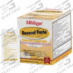 MEDIQUE Cough and Cold Reliever: Acetaminophen/Dextromethorphan HBr/Guaifenesin/Phenylephrine HCl (MPN 43580). Key specifications — Format: Tablet; Strength: Regular Strength; Manufacturer Part Number: 43580; Brand: MEDIQUE; Purpose: Cough and Cold; Unit Dose: Acetaminophen: 325 mg; Active Ingredient: Dextromethorphan HBr; Dose Package Type: Packets.