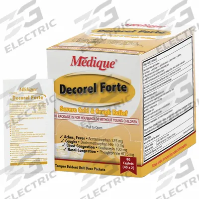 MEDIQUE Cough and Cold Reliever: Acetaminophen/Dextromethorphan - Cough & Cold Relievers