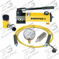 ENERPAC Cylinder and Hand Pump Set: 5 ton Cylinder Nominal Capacity, 5 in Cylinder Stroke, RC55 (MPN SCR55H). Key specifications — attr96781: GA4; attr96779: RC55; attr96780: P142; attr98877: ENERPAC.