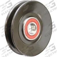 DAYCO Idler Pulley: Idler Pulley, 89020, V-Belt, 13A Compatible Belt Trade Size, Ribbed, Light Duty. Key specifications — Pulley Material: Steel; Brand: DAYCO; Performance Rating: Light Duty; Manufacturer Part Number: 89020.
