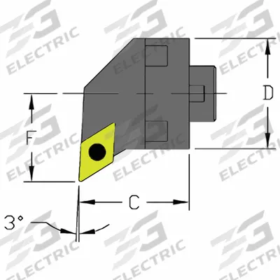 ULTRA-DEX USA Indexable Cutting Head Unit: MH24 SDUCR3-CFT (MPN 912-000-078) - Machining
