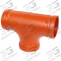 GRUVLOK Metal Pipe Tee: Tee, 12 in x 12 in x 12 in, Ductile Iron, EPDM Seal, 300 psi @ 150°F (MPN 0390016988). Key specifications — Brand: GRUVLOK; Maximum Operating Pressure: 300 psi @ 150°F; Fitting Pipe Size: 12 in x 12 in x 12 in.