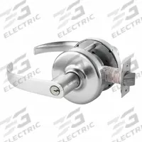 CORBIN Door Lockset: Office Lever Locksets, Chrome, ADA Compliant (MPN CLX3351 PZD 626). Key specifications — attr1024149: Not Ligature-Resistant; attr1011488: CORBIN; attr1024446: F109; attr1011524: No Message; attr1011506: Princeton Lever; attr1011485: Yes; attr1059461: Satin Chromium-Plated.