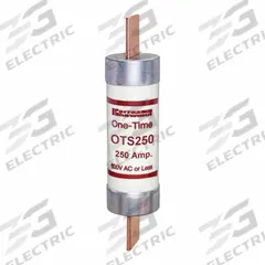 MERSEN Fuse: Class K5, OTS Series, Fast-Acting, 250 A, 600 V AC, 300 V DC, Non-Indicating (MPN OTS250). Key specifications — Series: OTS; Brand: MERSEN; Manufacturer Part Number: OTS250.