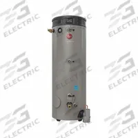 TRITON Commercial Gas Water Heater: Natural Gas, Low NOx, 119 gal, 499,900 BTU/ft/sq ft/hr/° F (MPN GHE119SS-500A / 700629). Key specifications — Display Sell UOM: EA; Market: Commercial; Standards: US CSA (Star); Brand: TRITON; Low NOx: Yes; Water Connection Location: Side; Fuel Type: Natural Gas; Included Valves: Temperature and Pressure Relief.