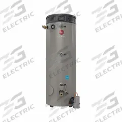 TRITON Commercial Gas Water Heater: Natural Gas, Low NOx, 119 gal, 499,900 BTU/ft/sq ft/hr/° F (MPN GHE119SS-500A / 700629). Key specifications — Display Sell UOM: EA; Market: Commercial; Standards: US CSA (Star); Brand: TRITON; Low NOx: Yes; Water Connection Location: Side; Fuel Type: Natural Gas; Included Valves: Temperature and Pressure Relief.