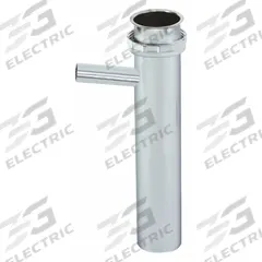 APPROVED VENDOR Tailpiece: Brass, Chrome, Silver, 1 1/2 in Nominal Pipe Size, 8 in Overall Lg, Slip (MPN 35088). Key specifications — Finish: Chrome; Brand: APPROVED VENDOR; Connection Type: Slip.