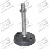 JW WINCO Male-End Leveling Mount: Swiveling Stud, M12 Thread Size, 50 mm, 17,792.89 N Capacity (MPN 12N3WP7). Key specifications — Base Shape: Round; Load Capacity: 17,792.89 N; Mounting Holes: Mounting Holes Included.