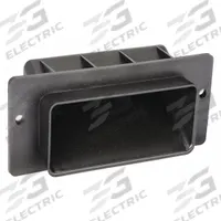 SUGATSUNE Recessed Pull Handle: Unthreaded Holes, Plastic, Black, Tray, 5.3 in Overall Lg (MPN HH-PS99). Key specifications — Mounting Type: Unthreaded Holes; Brand: SUGATSUNE; Color: Black; Finish: Matte; Material Family: Plastic.