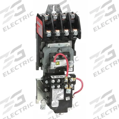 SQUARE D Lighting Magnetic Contactor: 4 Poles, 120V AC, 30 A - Mechanically Held Lighting Contactors