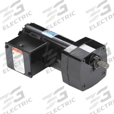 LEESON Gearmotor: Parallel, Single Output Shaft, 3-Phase, TENV, 57 RPM, 56 in-lb Max Torque - Parallel Shaft AC Gearmotors