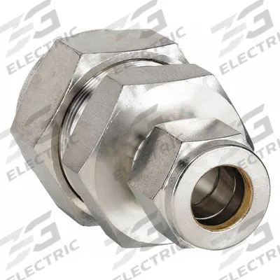 PARKER Compression Fitting Union: 1 in OD x 1/2 in OD Fitting Size - Double-Ferrule Stainless Steel Fittings