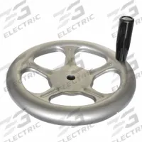 JW WINCO Spoked Hand Wheel: Spoked, Revolving Handle, 316 Stainless Steel, 1/2 in Bore, 160 mm Dia (MPN 228-A4-160-B1/2-D-GS). Key specifications — Brand: JW WINCO.