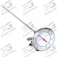 APPROVED VENDOR Dial Pocket Thermometer: 0°F to 220°F, +/- 2°F, 8 in Stem Lg, Fahrenheit (MPN 23NU26). Key specifications — Accuracy: +/- 2°F; Brand: APPROVED VENDOR; Temperature Units: Fahrenheit.