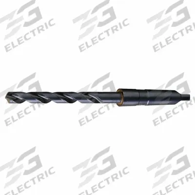 CLE-LINE Taper Shank Drill Bit: 31 mm, 118° Point, Black Oxide HSS - High-Speed Steel Taper-Shank Drill Bits
