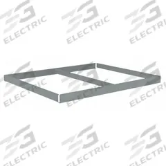 TENNSCO Shelf: 60 in x 42 in, 2,250 lb Load Capacity, Gray, Shelf (MPN ZLCS-6042). Key specifications — Includes: (4) Beams; Shelf Configuration: Single Straight; Color: Gray; Frame Material: Steel; Brand: TENNSCO; Frame Finish: Zinc Plated; Product Type: Shelf.