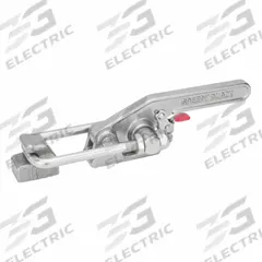 JW WINCO Latch Type Toggle Clamp: Horizontal, Includes Locking Handle, 15 mm Hook Adjustment - Max (MPN 852.3-1700-T6S-NI). Key specifications — Brand: JW WINCO; Handle Style: Locking Horizontal Handle.