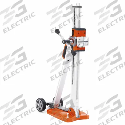 HUSQVARNA Core Drill Stand: Vacuum, Adj Angle, Core Drill Stand - Husqvarna Cordless Core Drill Stands