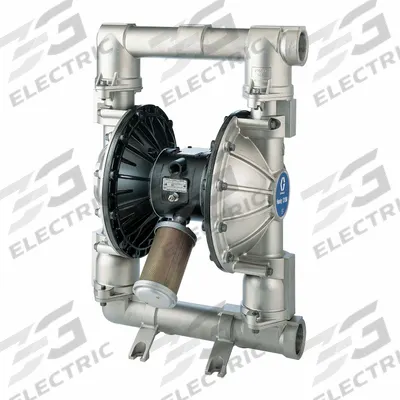 GRACO Diaphragm Pump: Stainless Steel Body, 2 in, NPT Connection, 150 gpm - Stainless Steel Housing AODD Pumps