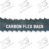 MORSE Band Saw Blade: Carbon Steel, 13 ft 1/2 in, Flex Back, 3/4 in Blade Wd, 0.03 in Blade Thick (MPN ZHEFH03-13' 1/2"). Key specifications — attr1097799: 3; attr1097806: Carbon Steel; attr1211724: 13 ft 1/2 in.