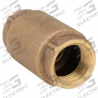 APPROVED VENDOR Spring Check Valve: Inline Valve Body, 3/4 in Pipe Size, FNPT x FNPT, Bronze, Female (MPN 6AJY2). Key specifications — Brand: APPROVED VENDOR.