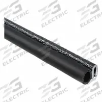 TRIM LOK INC Trim Seal: Rounded, 250 ft Overall Lg, PVC Outer, EPDM Bulb, 3/8 in Leg Lg (MPN 3062B3X1/16A-250). Key specifications — Standards: UL 50E; Bulb Material: EPDM; Brand: TRIM LOK INC; Color: Black; Outer Material: PVC; Profile Shape: Rounded.